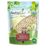 Food to Live Organic Sprouted Sunflower Seeds with Himalayan Salt, 1 Pound - Raw Kernels, Perfect for Cooking, Baking and Snacking, Keto-Friendly