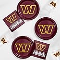 Trendware Washington Commanders Tailgating Kit, Serves 8, Officially Licensed
