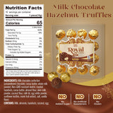 ChocZero Milk Chocolate Hazelnut Truffles, Zero Added Sugar, Gluten Free, Keto Gift, High Fiber, 16 Individually Wrapped Pieces, 8.5 Ounce (Pack of 1)