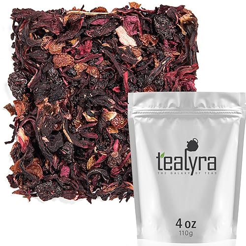 Tealyra - Cherry Goddess - Fruity Herbal Loose Leaf Tea - Caffeine-Free - Vitamin Rich - Hot or Iced Drink - 110g (4-ounce)