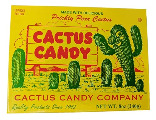 Cactus Candy Company 1/2 LB Box Arizona Prickly Pear Cactus Candy