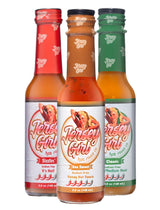 Jersey Girl Hot Sauce Co No Sodium/Salt Free - All Natural Craft Hot Sauce Sampler Pack, 5 Oz (Variety)