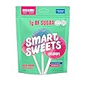 Smart Sweets, Blue Raspberry Watermelon Lollipops Multipack, 3 Ounce