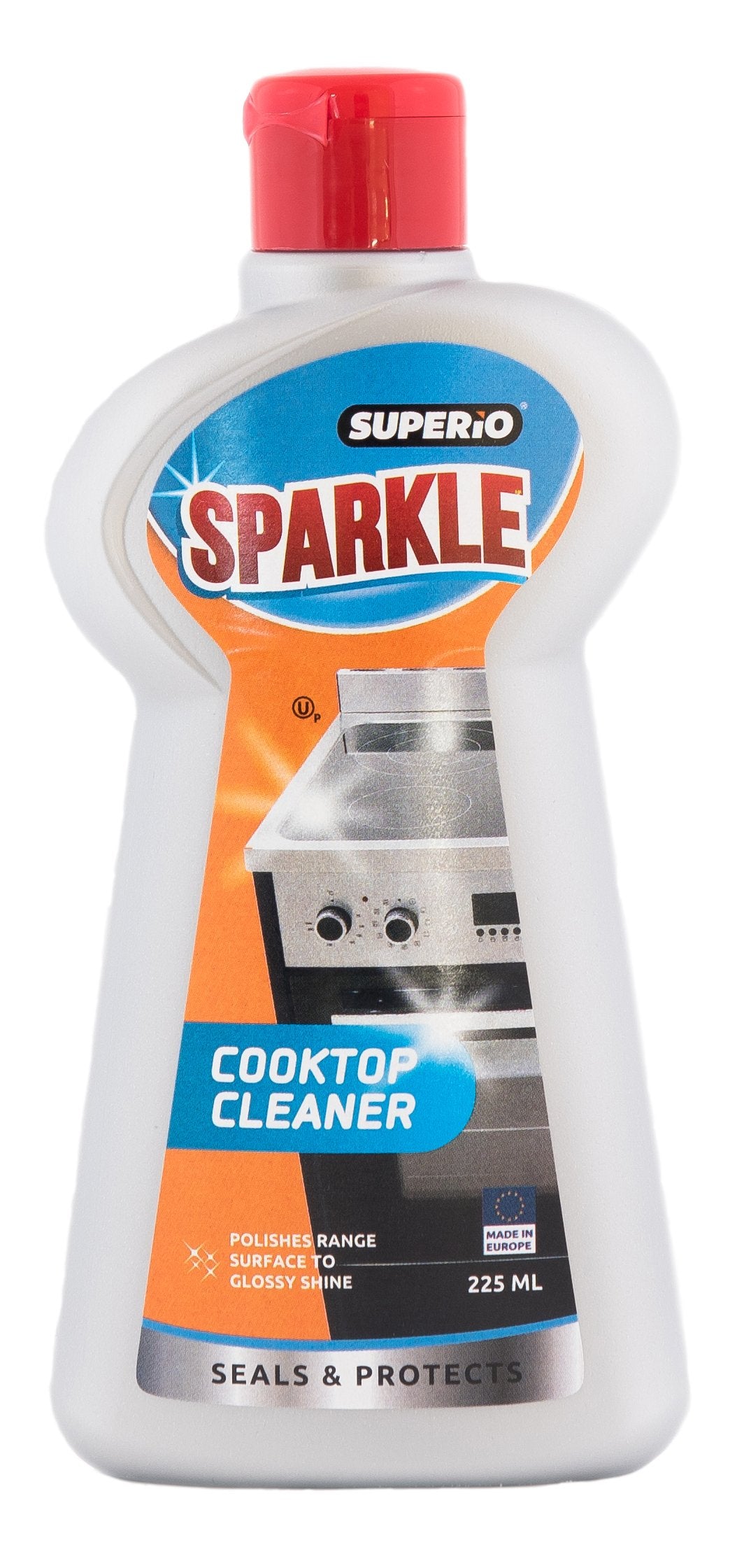 Ceramic Cooktop Cleaner, Glass Top Stove Cleaner, Cooktop Cleaners, Glass Cooktop Cleaner, and Polish, Made in Europe, Cream cleaner 7.60 FL, by