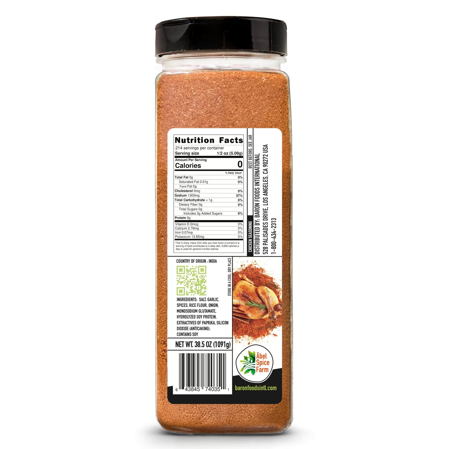?bel Spice Farm Chicken Seasoning, 38.5 oz - Savory Herb & Spice Blend for Roasting, Grilling & Everyday Poultry - All-Natural, Kosher, Non-GMO