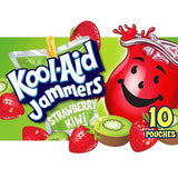 Kool-Aid Jammers Artificially Flavored Drink, 1 Pouches, for School Lunches and On-the-Go Hydration, Strawberry Kiwi Flavor, Excellent Source