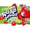 Kool-Aid Jammers Artificially Flavored Drink, 1 Pouches, for School Lunches and On-the-Go Hydration, Strawberry Kiwi Flavor, Excellent Source