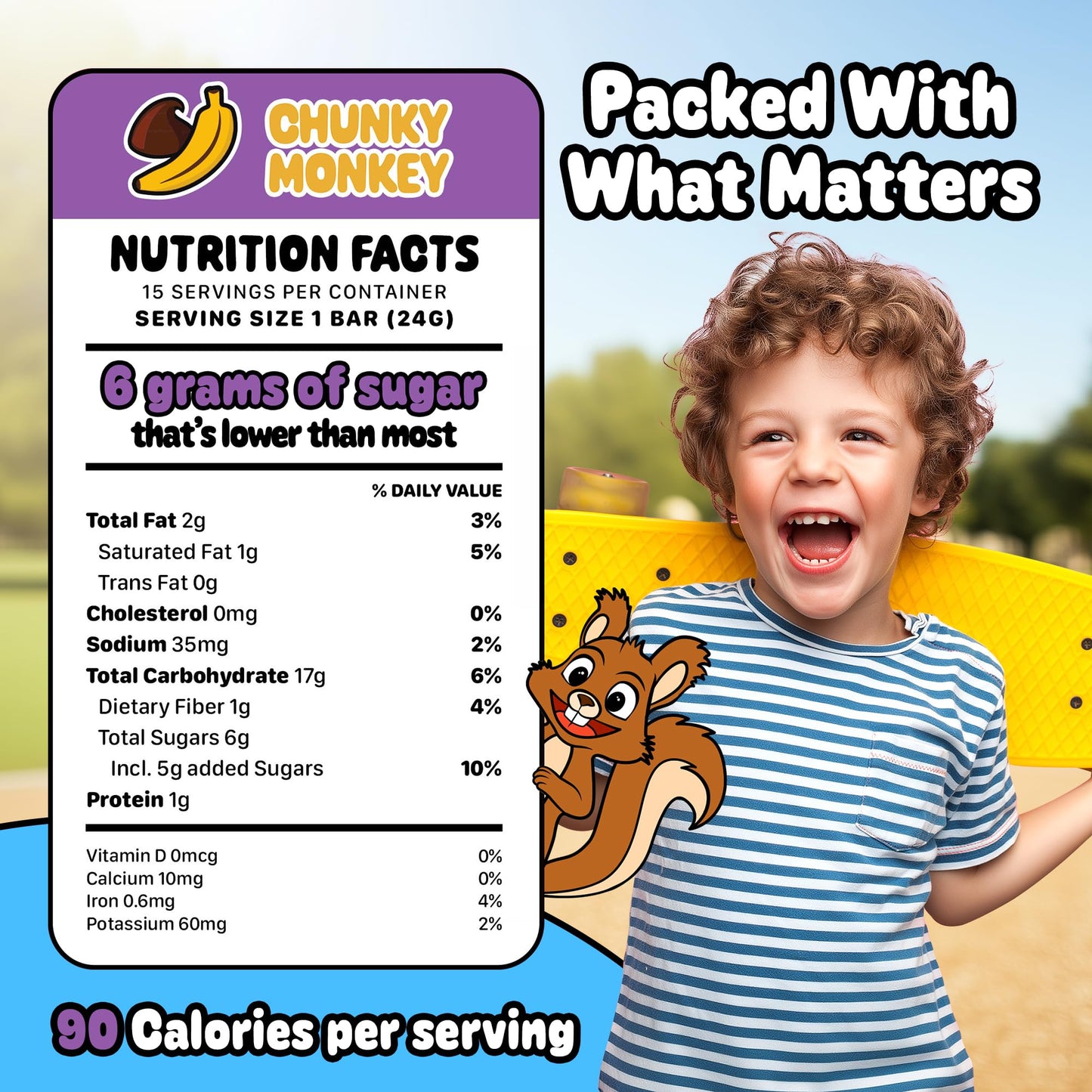 Snakkidz Organic Chewy Granola Bars for Kids, Allergen-Free, Nut-Free, Gluten-Free, Low Sugar Snack Bars Made with Avocado Oil, Individually Wrapped