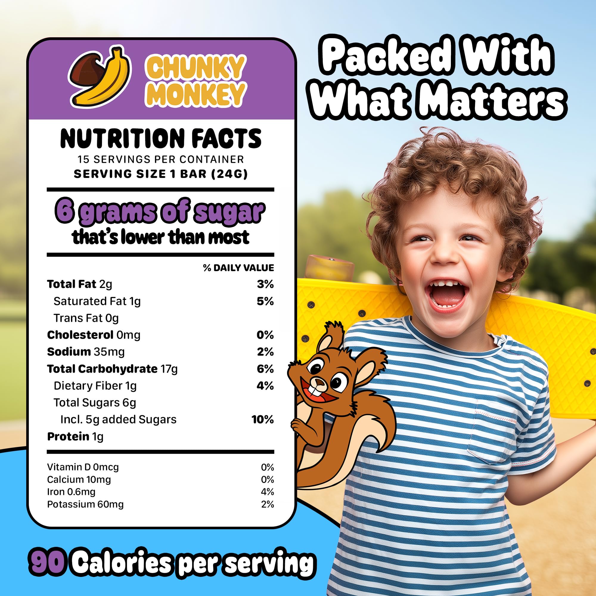 Snakkidz Organic Chewy Granola Bars for Kids, Allergen-Free, Nut-Free, Gluten-Free, Low Sugar Snack Bars Made with Avocado Oil, Individually Wrapped