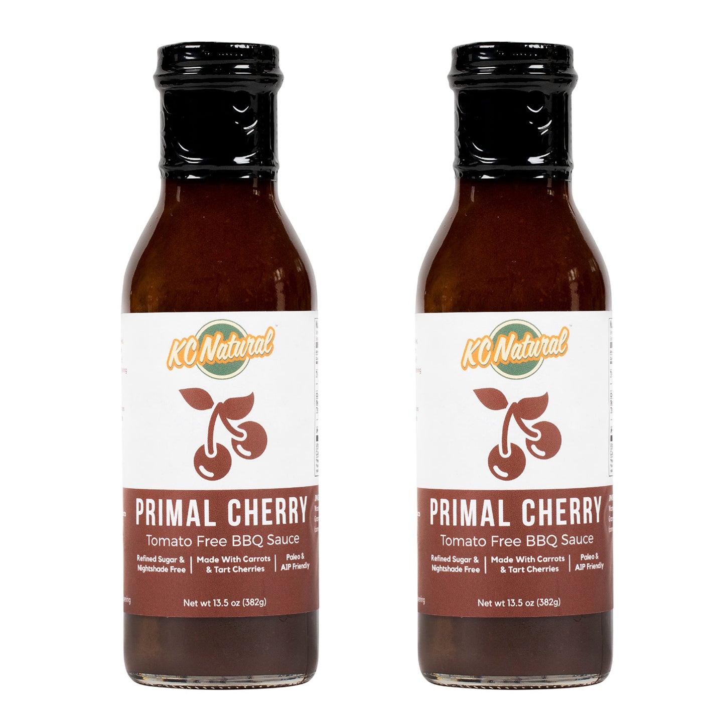 KC Natural - Primal Cherry Barbecue Sauce - Nightshade Free - Paleo And AIP Friendly - 14 oz