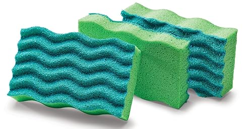 Libman 01079 4-1/2" L X 3" W Anti-Bacterial Sponge Pack 3 Count