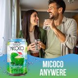 MICOCO Coconut Juice, 60% Juice, With Pulp, 10.5 Fl Oz (Pack of 24)