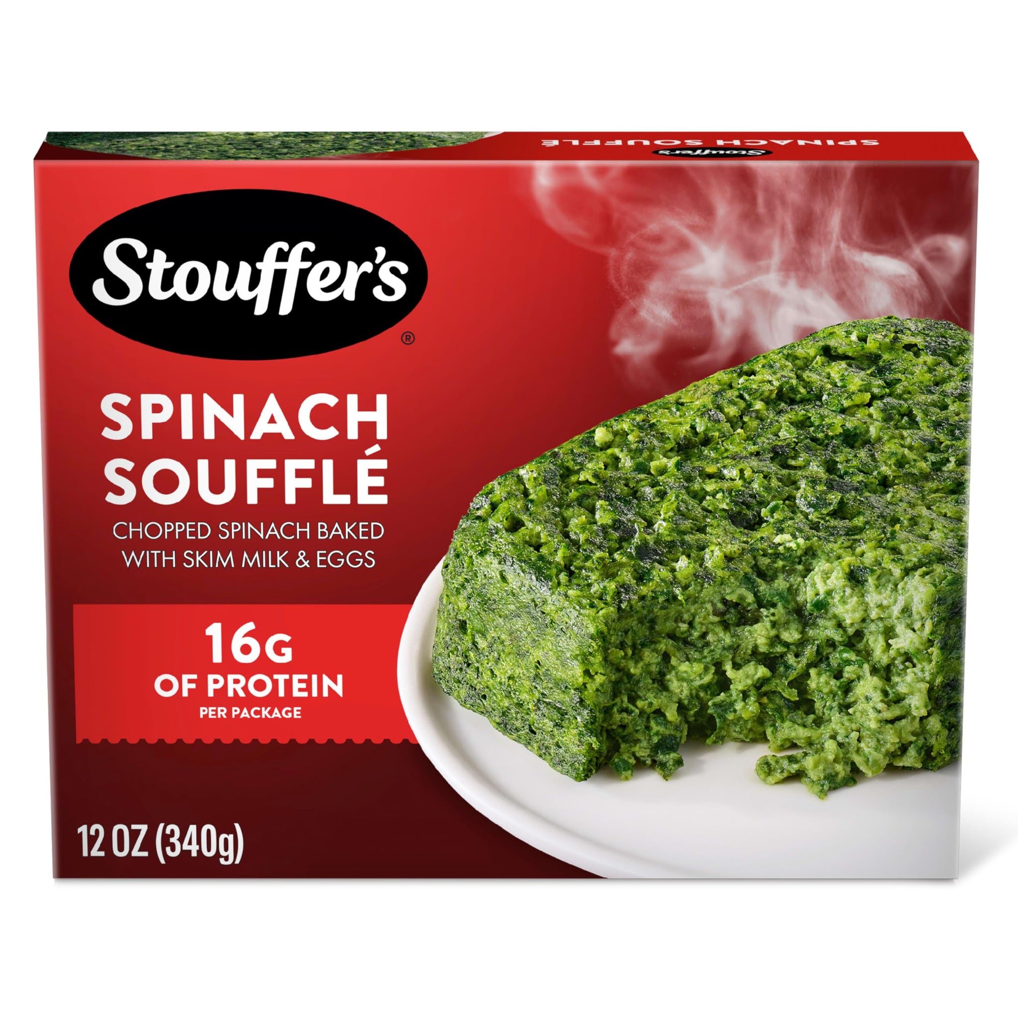 Stouffer's Spinach Souffle, Single Serve, Frozen Spinach, Single Frozen Meals