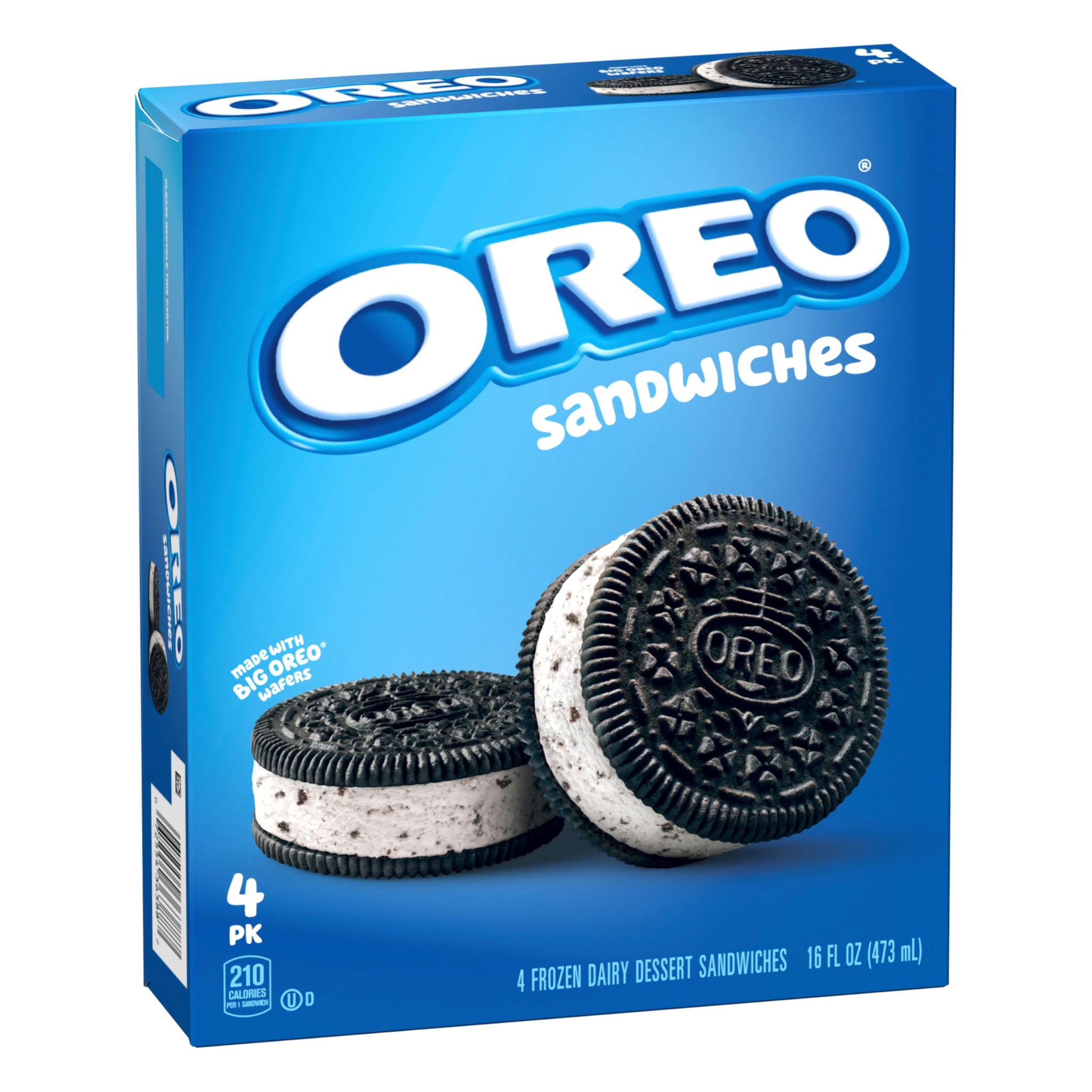 Oreo Frozen Sandwiches, 4 Ct