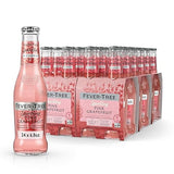 Fever-Tree Sparkling Pink Grapefruit - Premium Soda Mixer for Cocktails and Mocktails, 6.8 fl oz Bottles, Pack of 24 - Naturally Sourced, Non-GMO