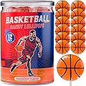 Basketball Lollipops 12pk- Basketball Candy For Basketball Party Favors & Basketball Party Supplies - Snacks & Candy Basketball Suckers For Basketball