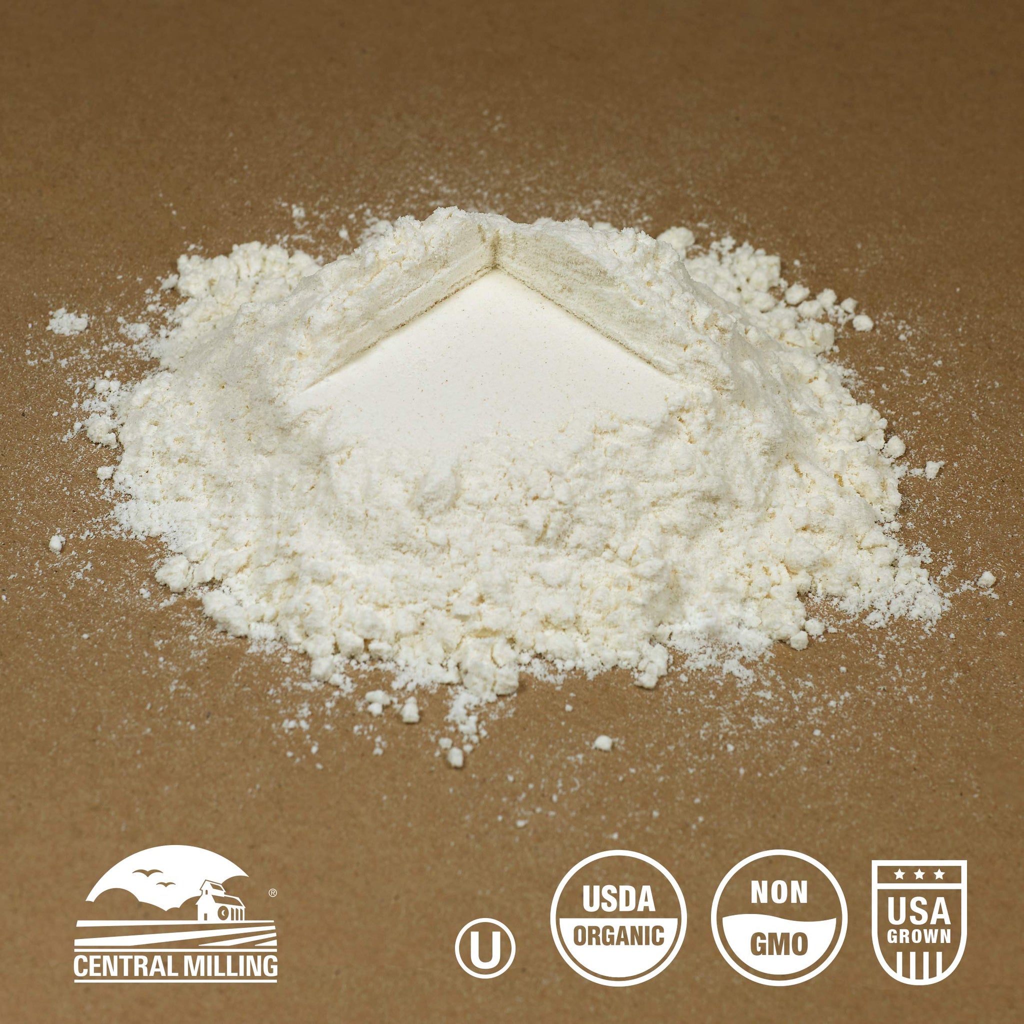 100% Organic All Purpose Unbleached White Baking Flour - 10 Pound
