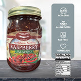 Newport Jerky Company All Natural Gourmet Raspberry Jalapeno Jam | Classic Spread for Burgers, Sandwiches, Toast, Cream Cheese, Charcuterie | Made in