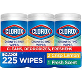Clorox Disinfecting Wipes Value Pack, Cleaning Wipes, 75 Count Each, Pack of 3 (Package May Vary)