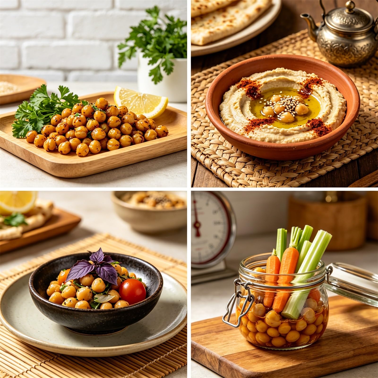 Chickpeas, 500g (17.64oz) Roasted Ready to Eat - Crunchy Snack for Salads, Trail Mix & Daily Meals