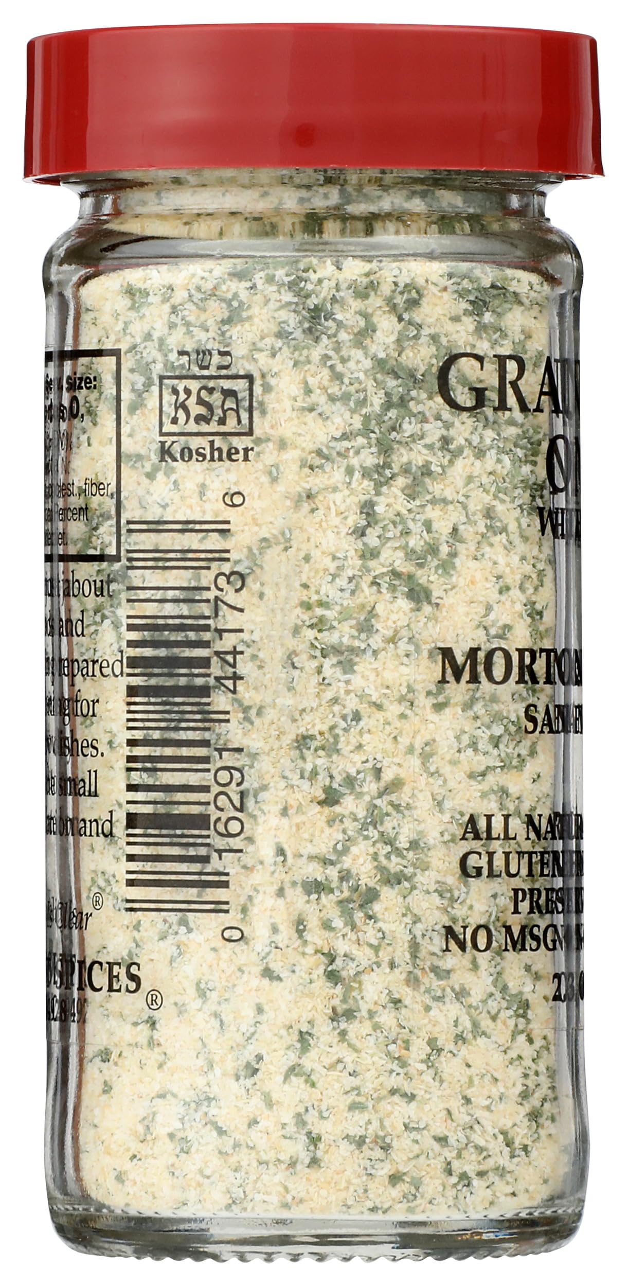 Morton & Bassett Granulated Onion with Parsley, 2.3oz - Salt-Free, Non-GMO, Herb Blend, Savory Seasoning for All Purpose Cooking