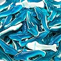Gummy Sharks - 11 Ounce Pack - Blue Shark Gummies - Blue Candy for Goodie Bags, Gifting, Snacking & Dessert Decorating - Chewy Candy