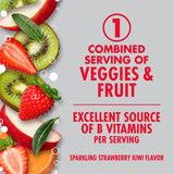 V8 +Energy Sparkling Strawberry Kiwi Juice Energy Drink, 11.5 fl oz Can (4 Pack)