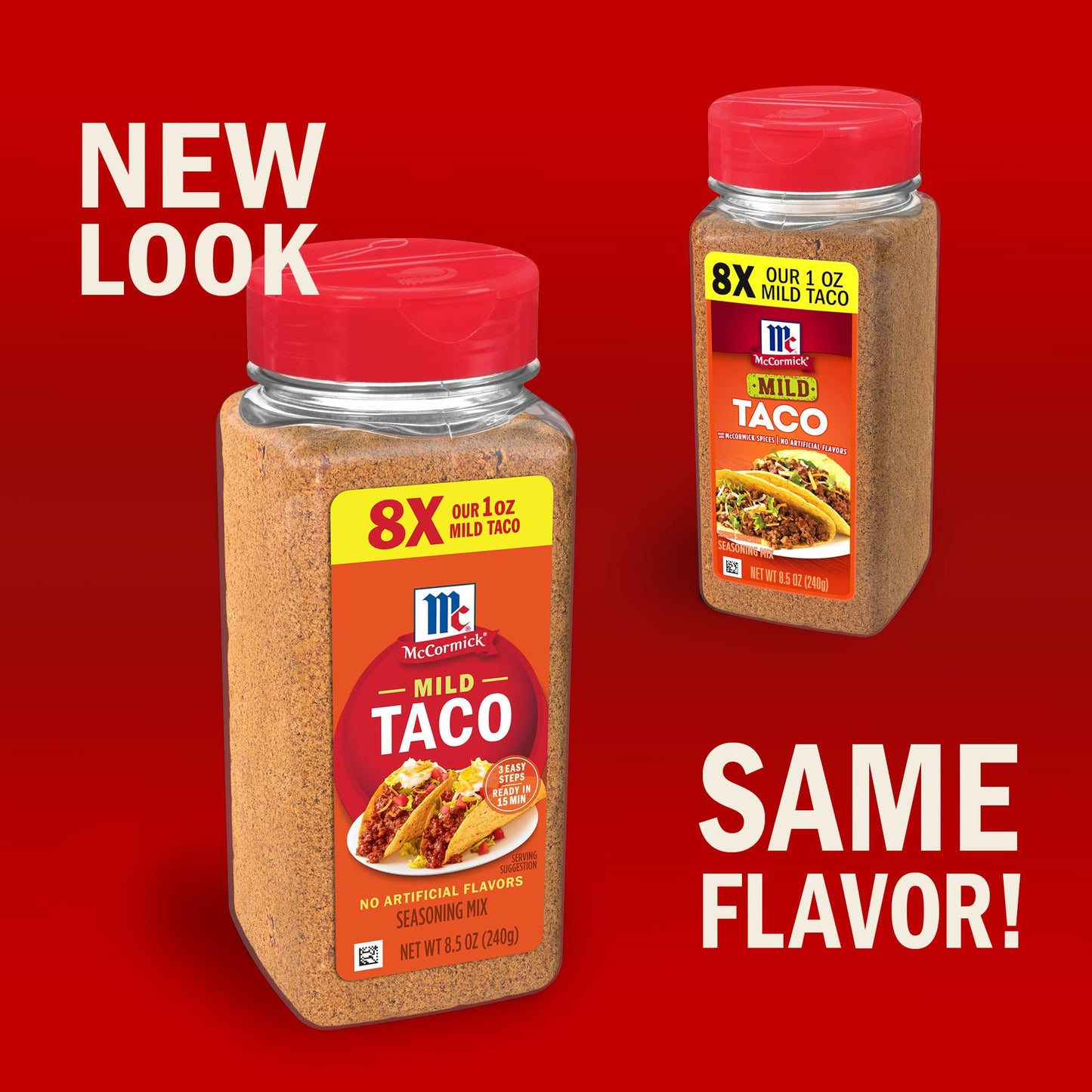 McCormick Mild Taco Seasoning Mix, 8.5 oz