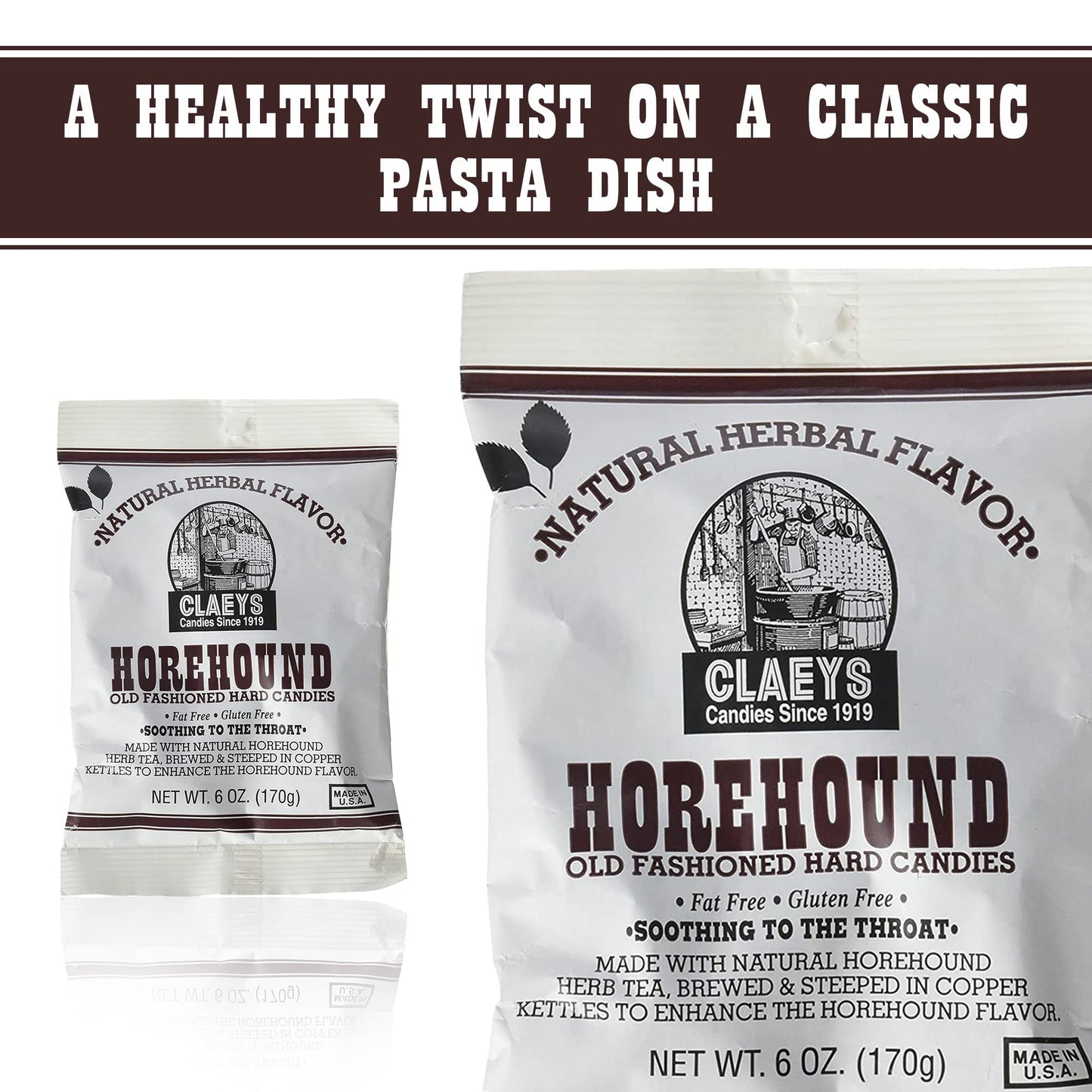 Claeys Horehound Hard Candy, 6 oz (Pack of 3)