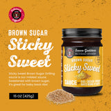 Sauce Goddess - Sticky Sweet & Sweet & Spicy Cayenne BBQ Sauces - Gluten-Free, Vegan, No Additives, No GMOs, 6 Jars, Ideal for Grilling