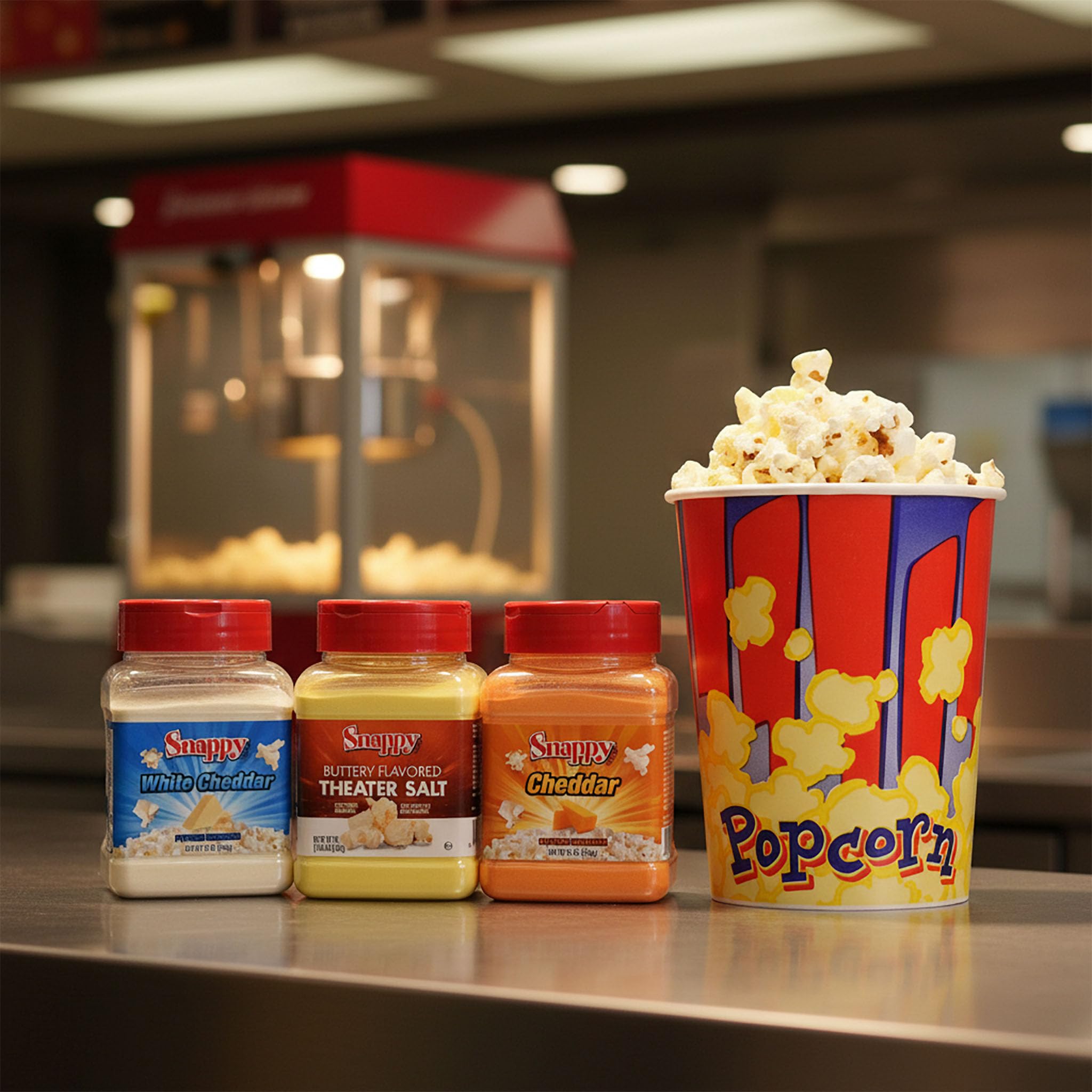 Snappy Mix and Match Popcorn Seasonings and Salts, 3-Pack, Build Your Own Savory, Sweet, or Salt Bundle