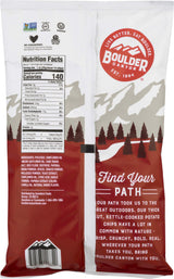 Boulder Canyon Kettle Cooked Potato Chips, NON-GMO Verified, Gluten Free, Hickory Barbeque, 6.5 Ounce
