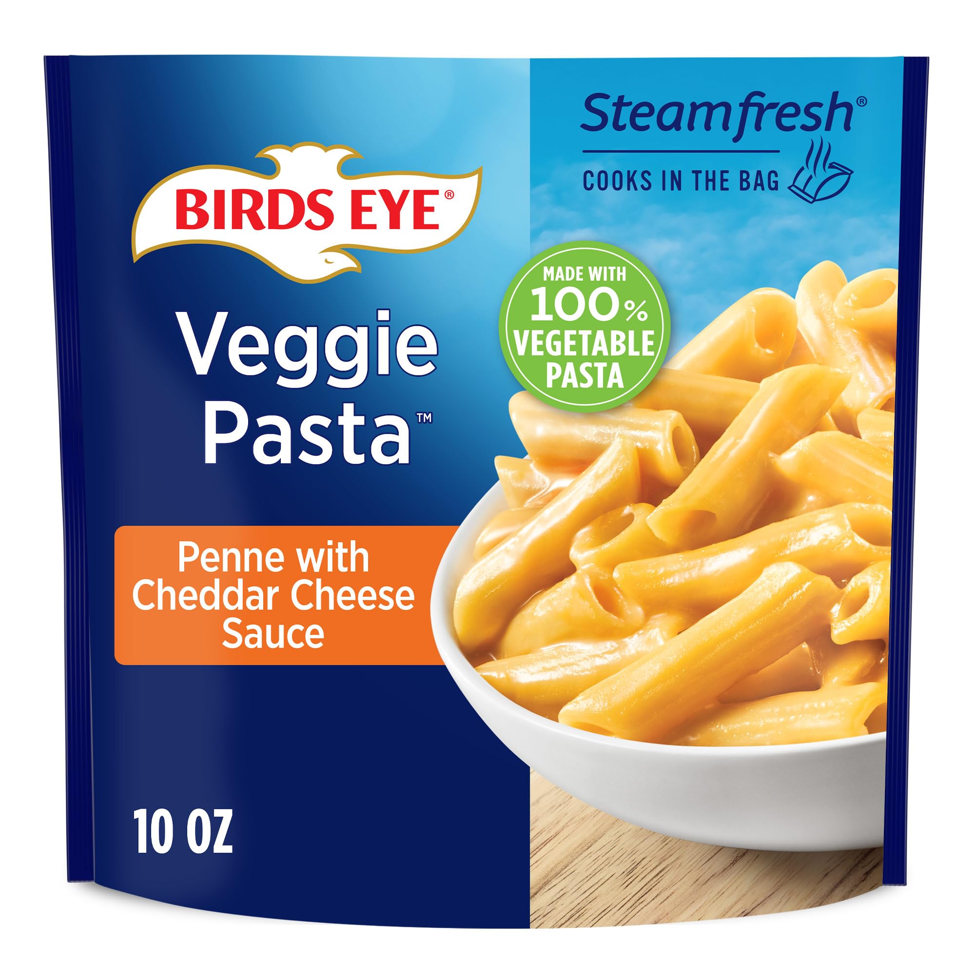 Birds Eye Veggie Pasta Penne with Cheddar Cheese Sauce, 10 OZ