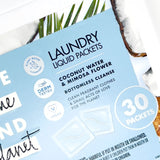 Love Home and Planet Coconut Water & Mimosa Flower Laundry Detergent Packets Similar to Laundry Powder Detergent and Detergent Pods Made with Plant