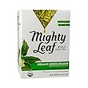 Mighty leaf Whole Leaf Tea, Organic Green Dragon, 15 Tea Bags Individual Pyramid-Style Tea Sachets of Lightly Caffeinated Organic Green Tea, Delicious