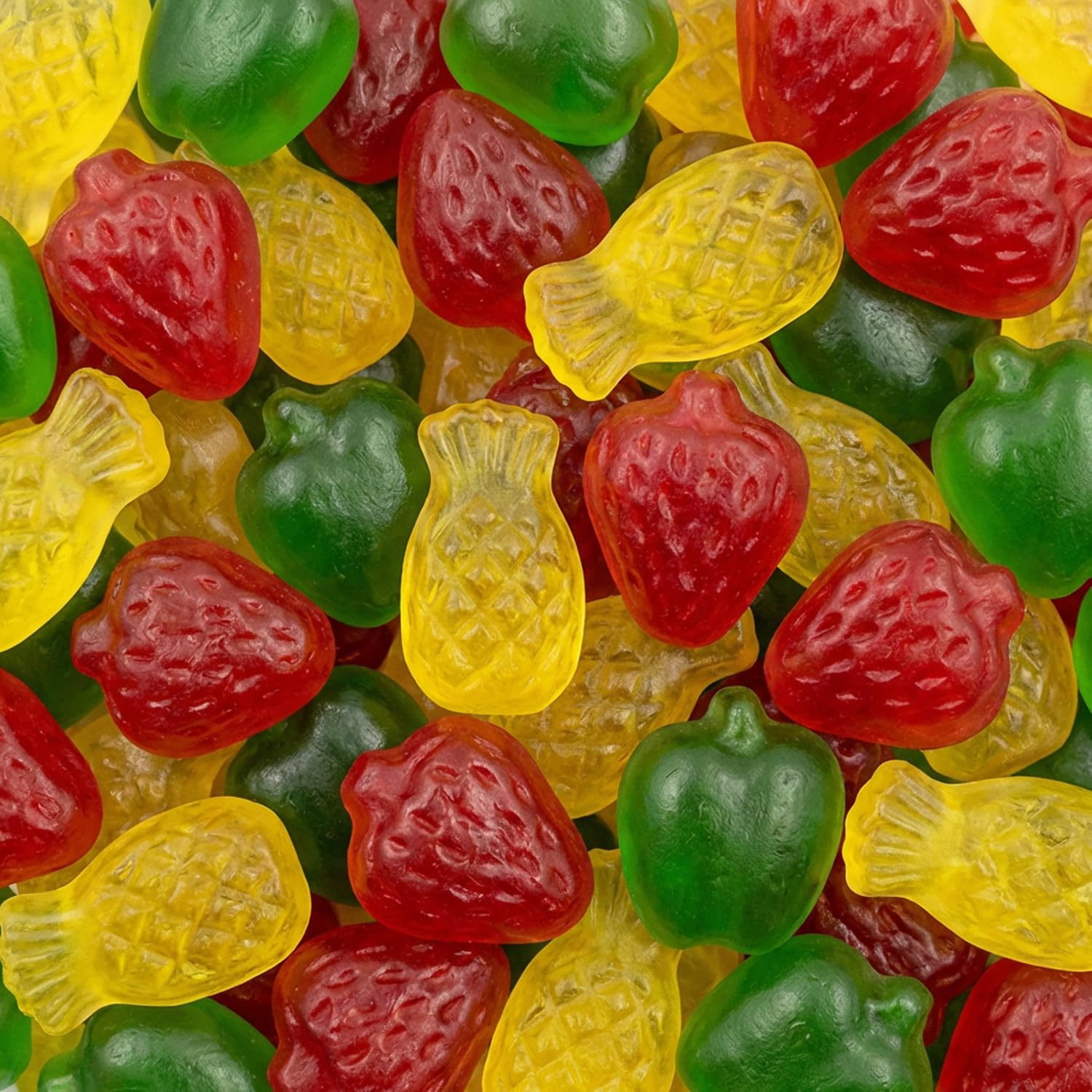 Ceres Gourmet Fruit Flavor Soft Candy Jelly, 24 Pack (2.8 oz Each), Assorted Apple Orange Strawberry Gummy Candy with Fruit Juice, Bulk Candy Soft