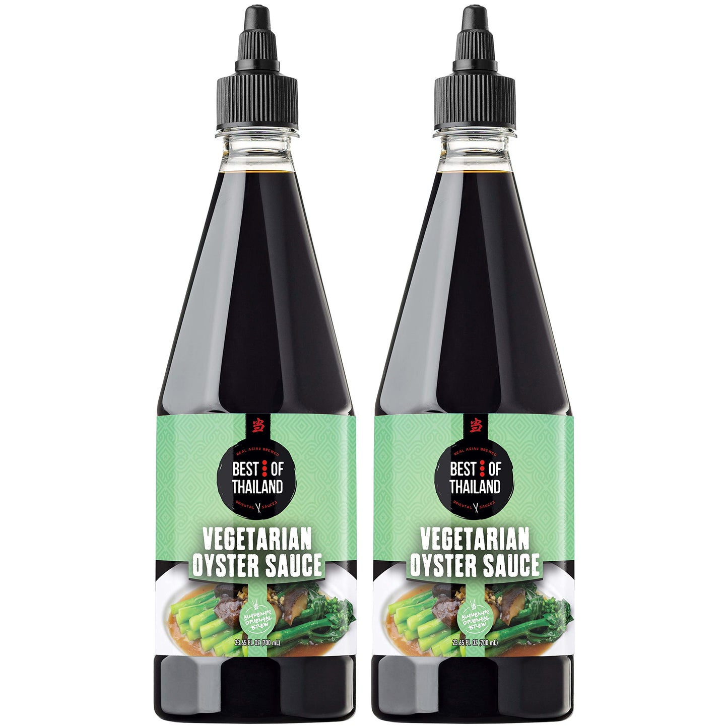 Best Of Thailand Vegetarian Oyster Sauce | [Improved NO MSG] Real Authentic Asian Brewed Vegan Sauces for Dressings & Cooking | Certified Kosher
