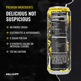 Kill Cliff Energy Drink - Sugar Free - Joe Rogan Spicy Pineapple 12oz 12 PK