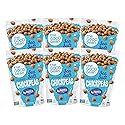 The Good Bean Crunchy Chickpeas - Sea Salt - (6 Pack) 6 oz Resealable Bag - Roasted Chickpea Beans - Vegan Snack with Good Source of Plant Protein