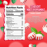 Starlight Mints Peppermint Candy | 2 Pound Bag, 180 Pieces | Individually Wrapped Candy | Old Fashioned Mints for Holiday Buffets & Office Bowls