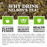 Nelson's Tea - Butterscotch Pie - Caffeine-Free - Herbal Loose Leaf Tea - Green rooibos, Honey bush tea, Peanuts, Butterscotch chips, Milk