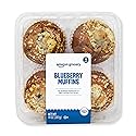 Amazon Grocery, Blueberry Muffins, 14 Oz, 4 Ct, Frozen