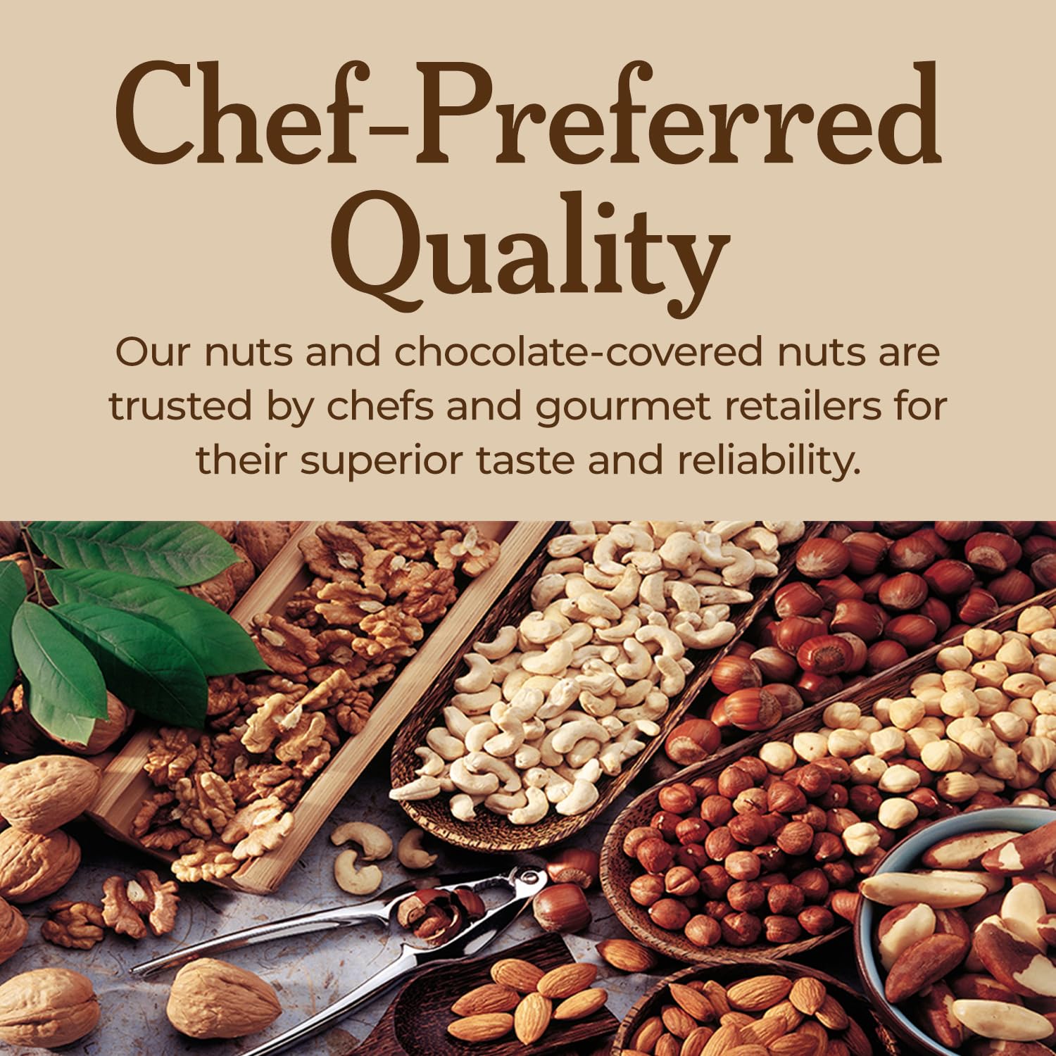 Bazzini Gourmet Nuts, Kosher, Established in 1886, Made in the USA (1 Pouch, Cashews)