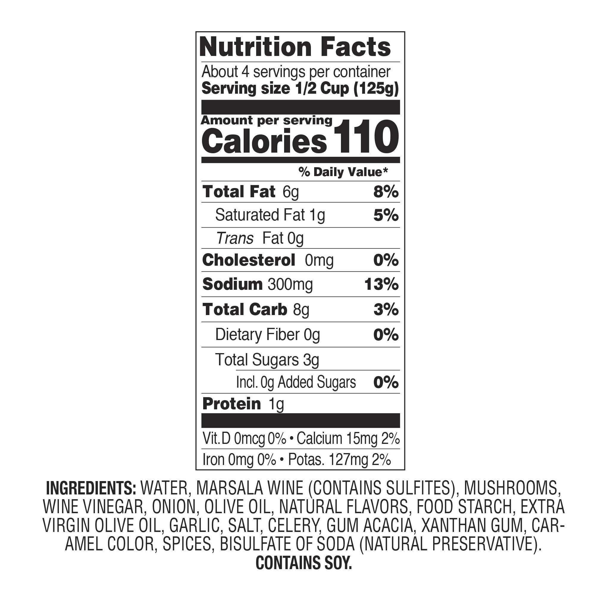 Paesana Marsala Cooking Sauce, 15.75 Ounce - 6 per case.