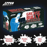 EPPCO Grease Bully 6-Mil Black Nitrile Gloves Disposable Powder Free, Latex Free Textured Superior Grip Glove for Mechanics, Auto-motive, Industrial