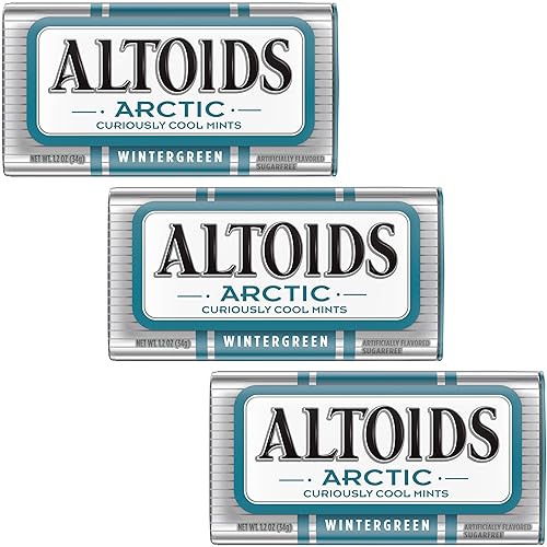 Wintergreen Mints, 1.2 Ounce Each (3 Pack, 3.6 Ounce Total)