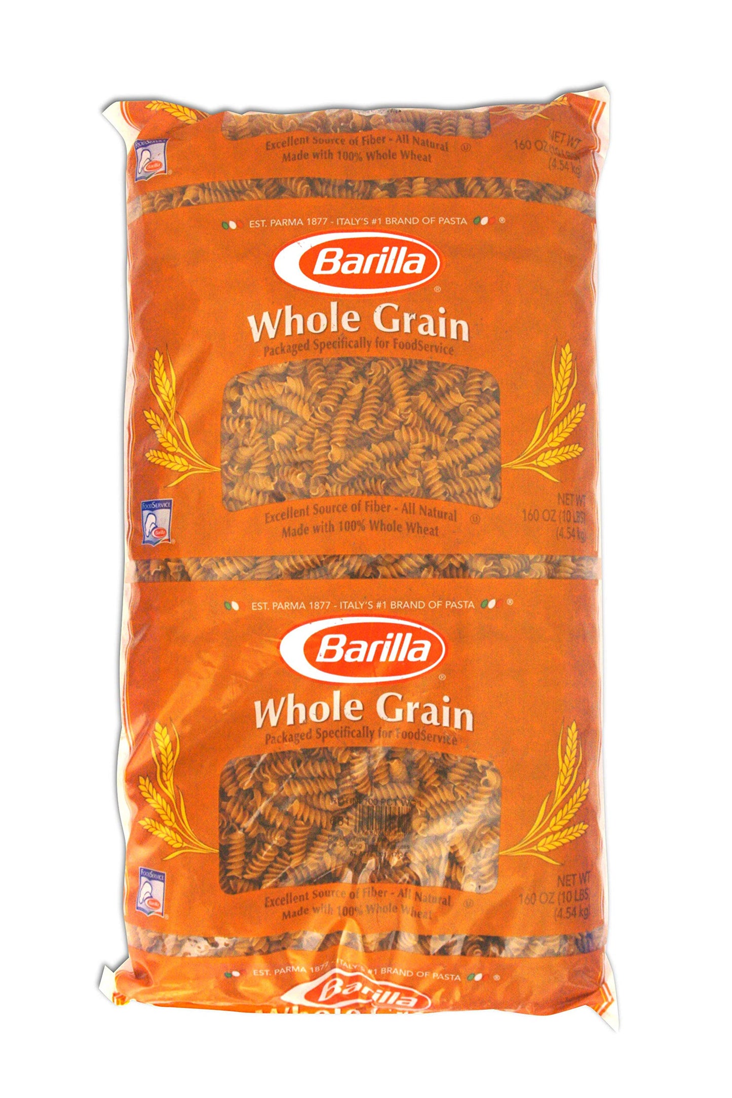Barilla Penne 100 Percent Whole Grain Pasta, 160 Ounce -- 2 per case.