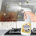 Gihen Heavy Oil Cleaner Stain - Effective Multi-Purpose Cleaner 17.6 oz, Includes Spray Bottle & Towel for Cleaning Kitchen, Oven, Stove, Range Hood
