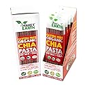 Perfect Earth Organic Red Rice Pasta with Chia Seeds - Organic, Vegan, Keto, Kosher, Allergen-Free, Gluten-Free, Low Carb Pasta - for Healthy
