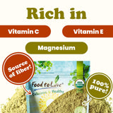 Food to Live - Organic Fennel Seed Powder, 5 Pounds - Aromatic & Versatile Flavor. Pure & Non-GMO. Rich in Vitamins & Fiber. Ground Spices. Kosher